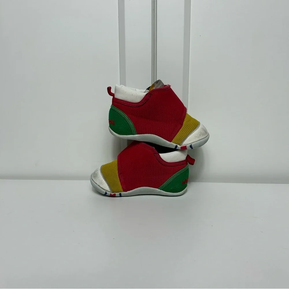 Miki house first shoes red blue yellow